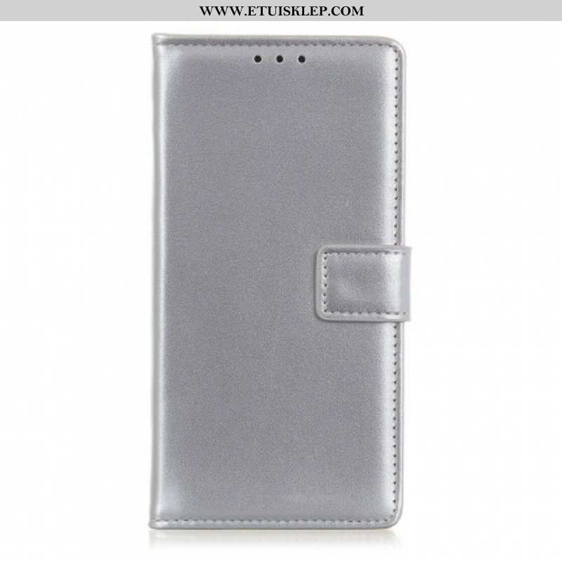 Etui Folio do Oppo A54 5G / A74 5G Zwykła Sztuczna Skóra